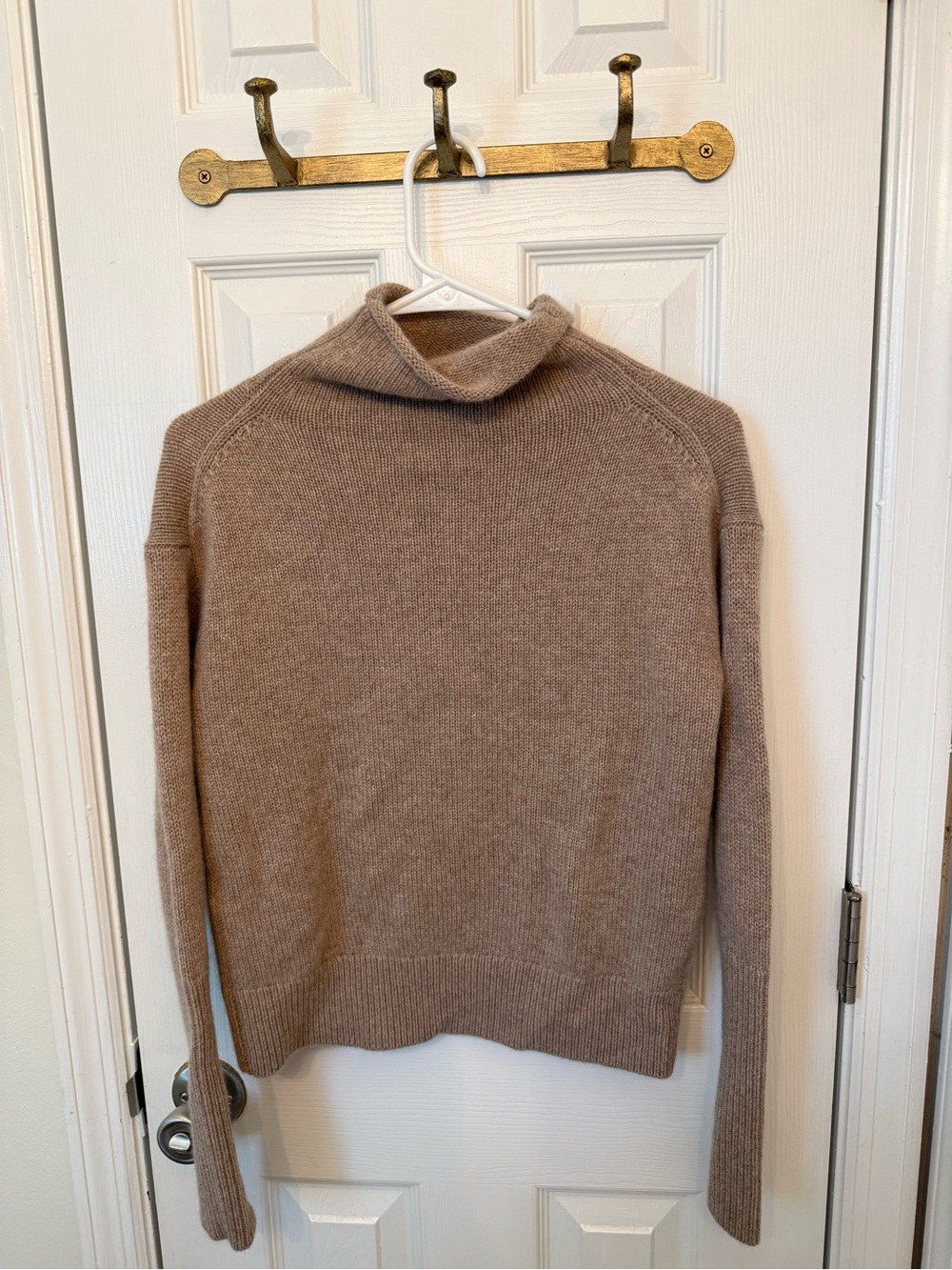 Wilfred Tan Cowl Neck Sweater